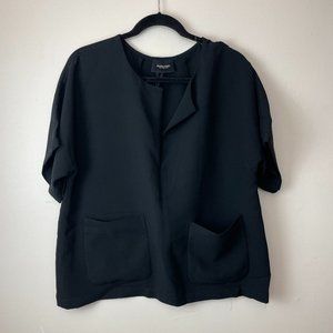 RACHEL COMEY  - Black tunic top with pockets